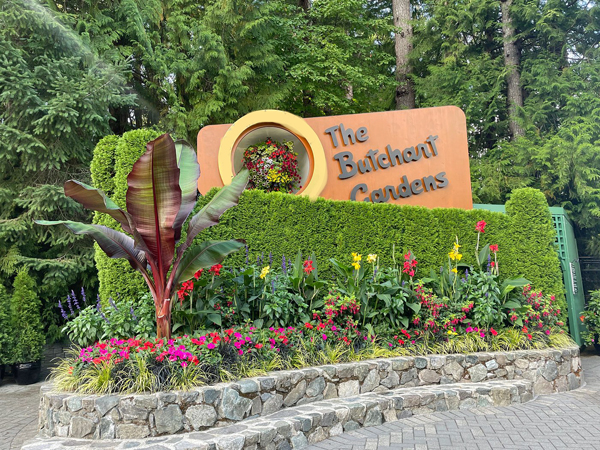 Butchart Gardens entrance